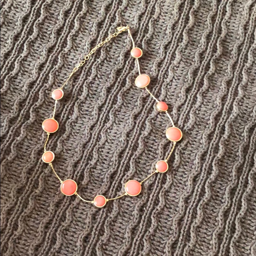 Coral necklace.